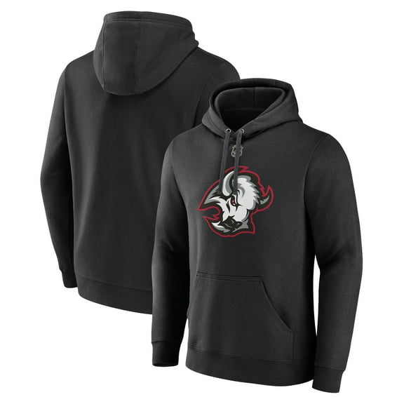 Men's Black Buffalo Sabres Alternate Logo Pullover Hoodie