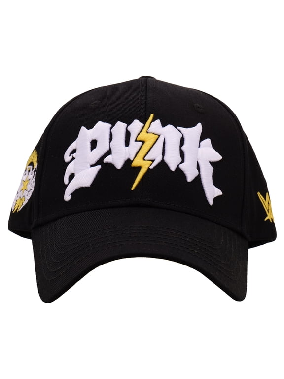 Men's Black CM Punk Electric Punk Snapback Hat
