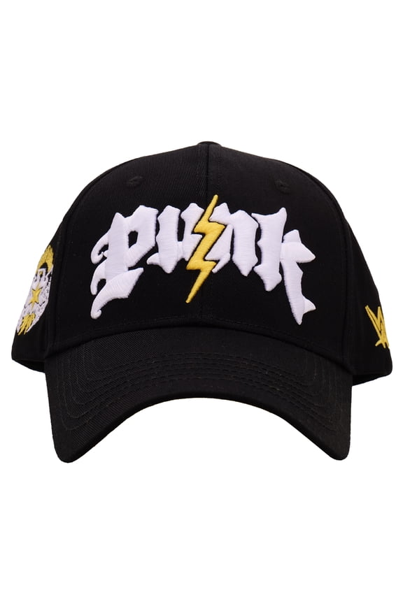 Men's Black CM Punk Electric Punk Snapback Hat