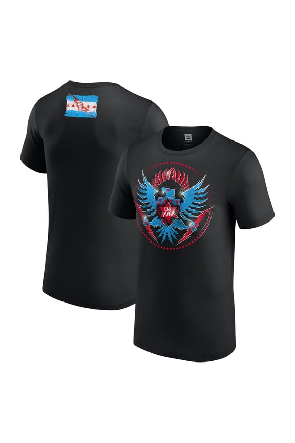 Men's Black CM Punk Official Seal T-Shirt