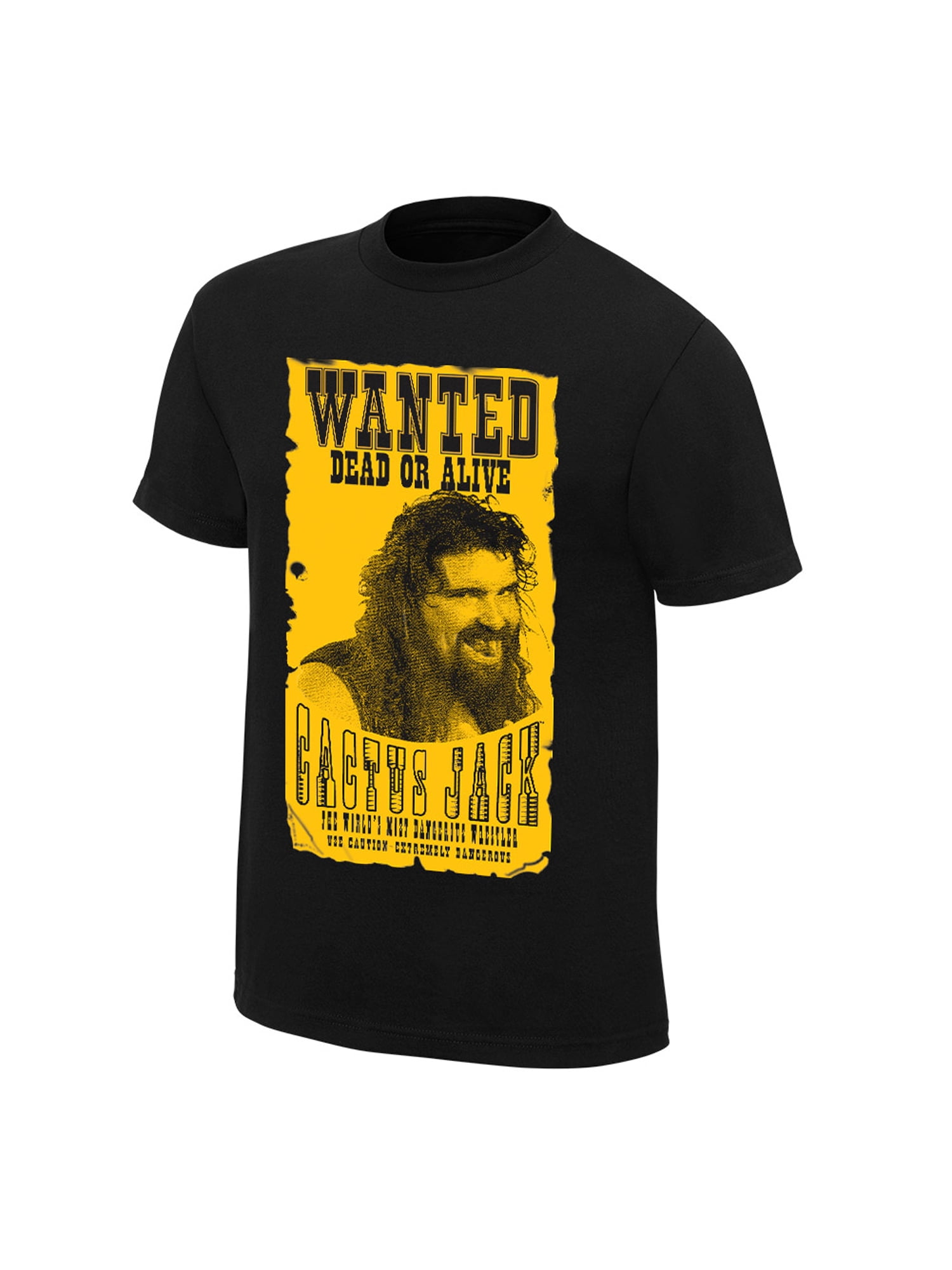 Mens Black Cactus Jack Wanted Retro T-Shirt Zambia | Ubuy