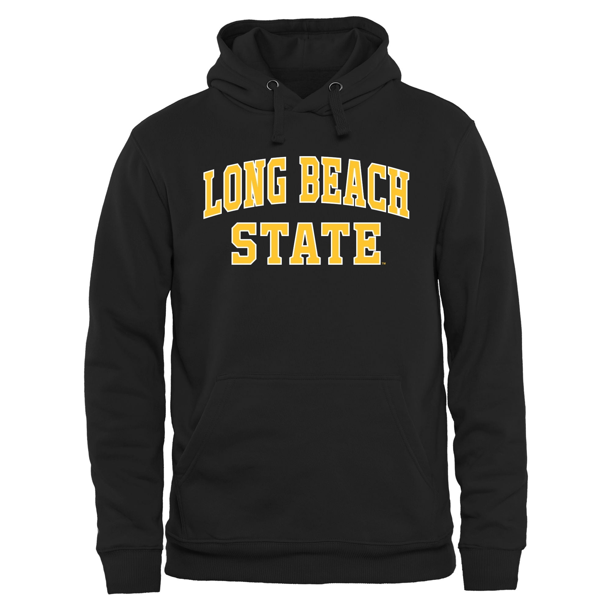 Men's Black Cal State Long Beach The Beach Everyday Pullover Hoodie