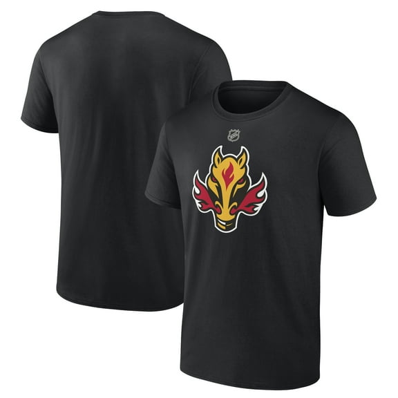 Men's Black Calgary Flames Alternate Logo T-Shirt