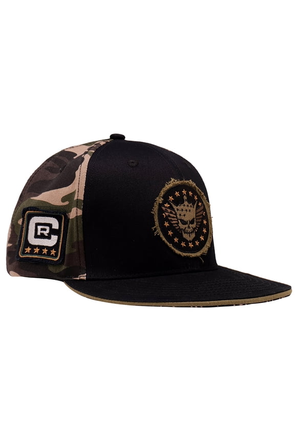 Men's Black/Camo Cody Rhodes American Nightmare Snapback Hat
