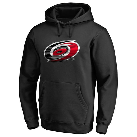 Men's Black Carolina Hurricanes Midnight Mascot Pullover Hoodie
