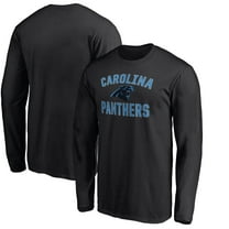 Men's Black Carolina Panthers Victory Arch Long Sleeve T-Shirt