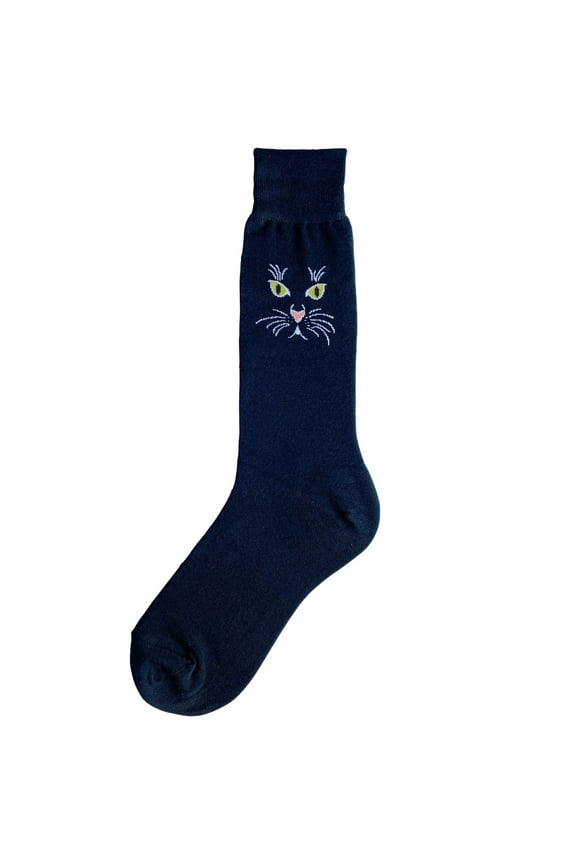 Men's Black Cat Socks