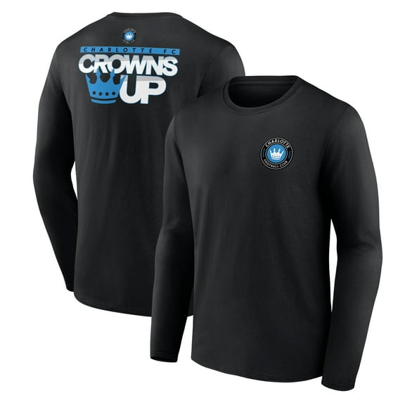 Men's Black Charlotte FC Team Hometown Collection Long Sleeve T-Shirt