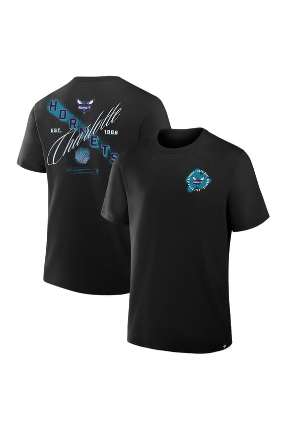 Men's Black Charlotte Hornets SOS T-Shirt