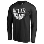 Mens Black Chicago Bulls Buckets Long Sleeve T-Shirt