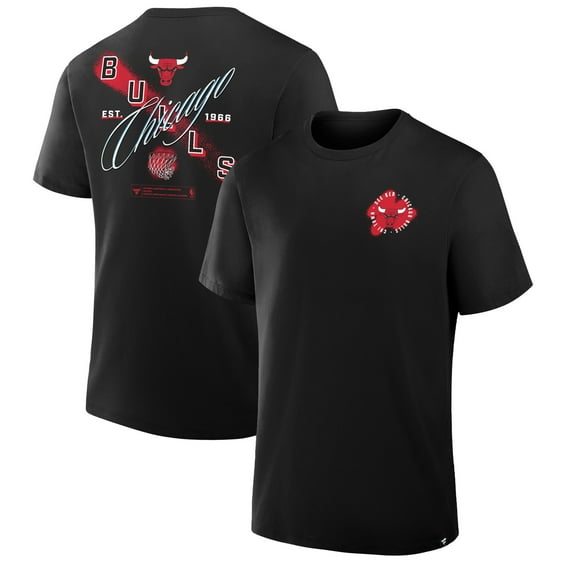 Men's Black Chicago Bulls SOS T-Shirt