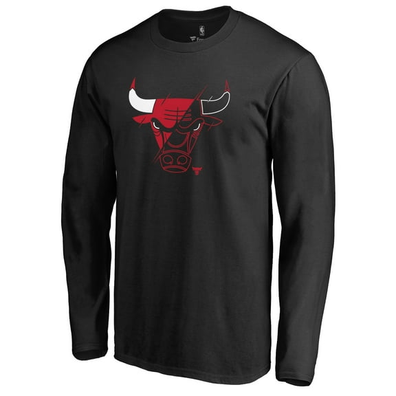 Men's Black Chicago Bulls X-Ray Long Sleeve T-Shirt