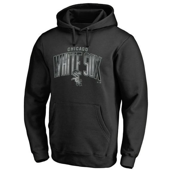 Men's Black Chicago White Sox Arch Smoke Pullover Hoodie