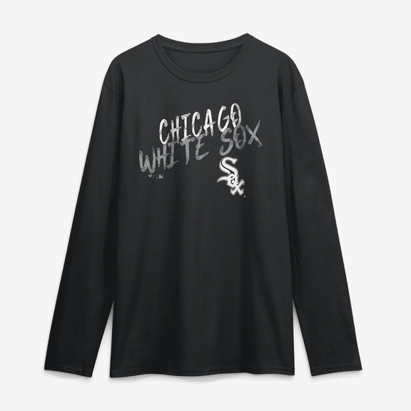 Men's Black Chicago White Sox Hustle Long Sleeve T-Shirt