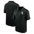 thumbnail image 1 of Chicago White Sox Men's Black Run Hard Poly Polo, Up to Size 3XL, 1 of 1