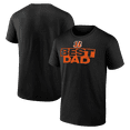 thumbnail image 1 of Men's Black Cincinnati Bengals Greatest Dad T-Shirt, 1 of 3