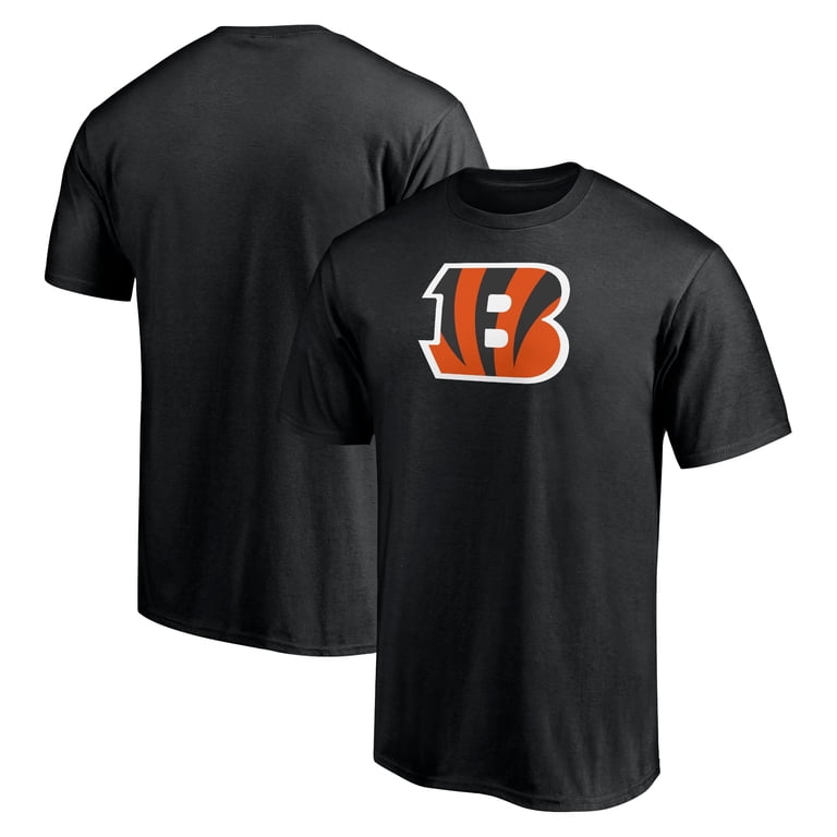 Men's Fanatics Black Cincinnati Bengals Primary Logo T-Shirt