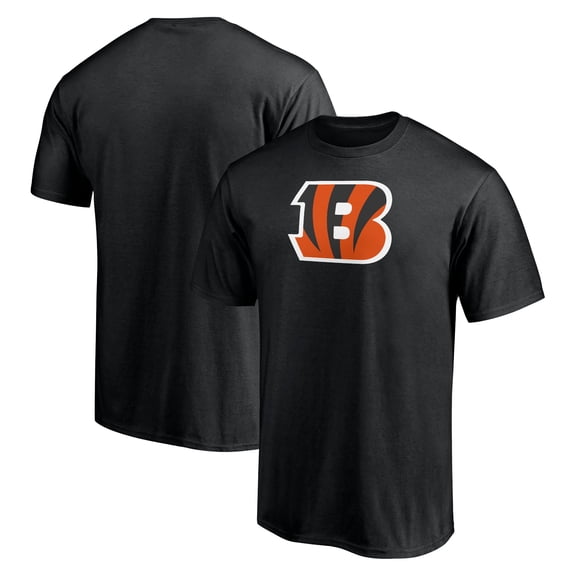 Men's Fanatics Black Cincinnati Bengals Primary Logo T-Shirt