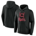thumbnail image 1 of Men's Black Cincinnati Reds Fastball Pullover Hoodie, 1 of 3