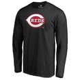 thumbnail image 1 of Men's Black Cincinnati Reds Team Wordmark Long Sleeve T-Shirt, 1 of 3