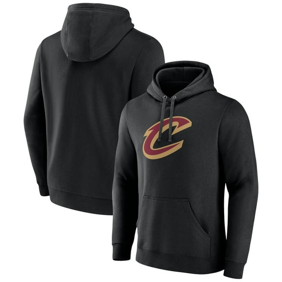 Men's Black Cleveland Cavaliers Logo Pullover Hoodie