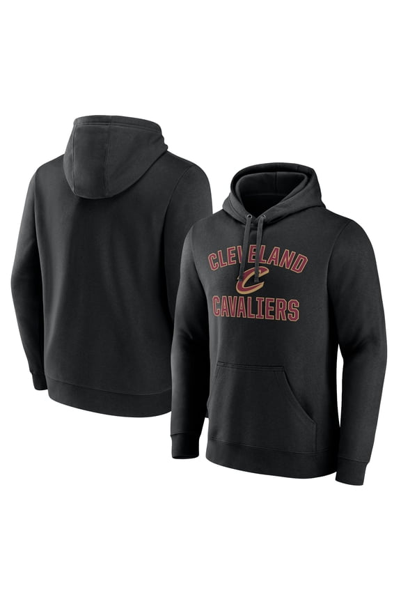 Men's Black Cleveland Cavaliers Victory Arch Pullover Hoodie