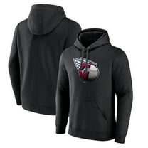 Men's Black Cleveland Guardians Midnight Mascot Pullover Hoodie