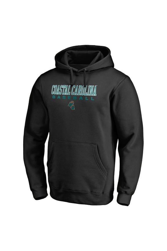 Men's Black Coastal Carolina Chanticleers Team Unity Baseball Pullover Hoodie