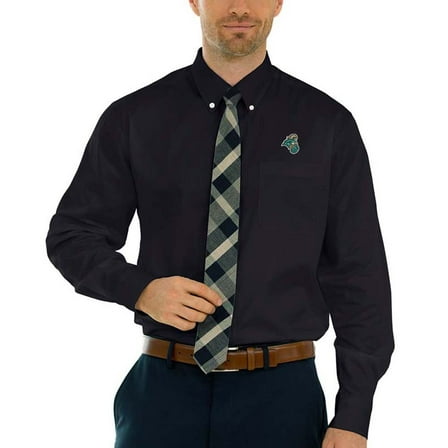 Men's Black Coastal Carolina Chanticleers Wicked Woven Long Sleeve Button-Down Shirt