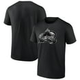 thumbnail image 1 of Men's Black Colorado Avalanche Iced Out T-Shirt, 1 of 3