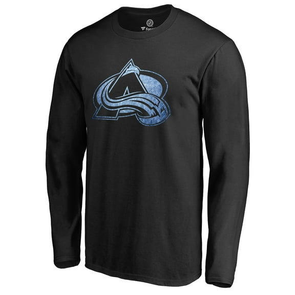 Men's Black Colorado Avalanche Pond Hockey Long Sleeve T-Shirt