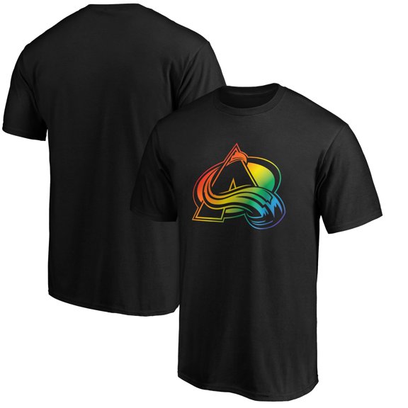 Men's Black Colorado Avalanche Team Pride Logo T-Shirt