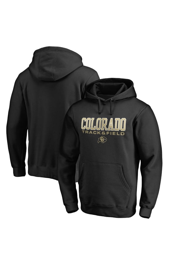 Men's Black Colorado Buffaloes Team Unity Track and Field Pullover Hoodie