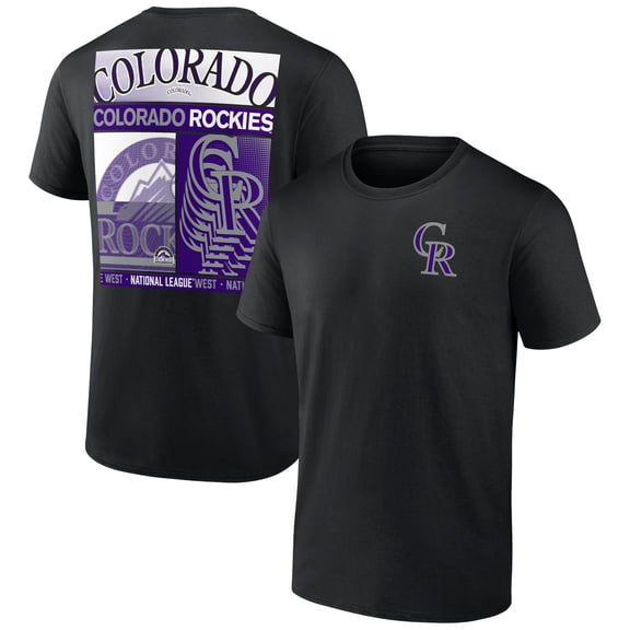 Men's Black Colorado Rockies In Good Graces T-Shirt