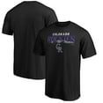 thumbnail image 1 of Men's Black Colorado Rockies Team Adrenaline T-Shirt, 1 of 3