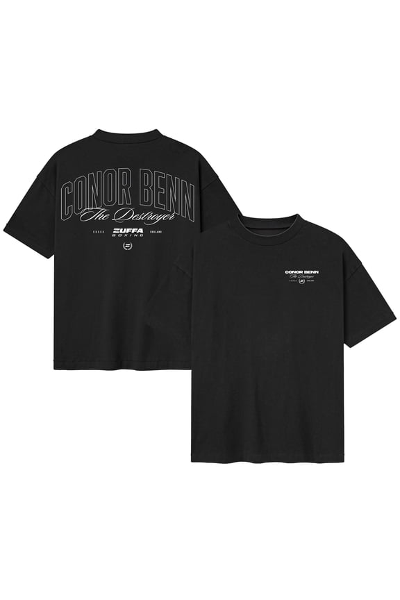 Men's Black Conor Benn Script T-Shirt