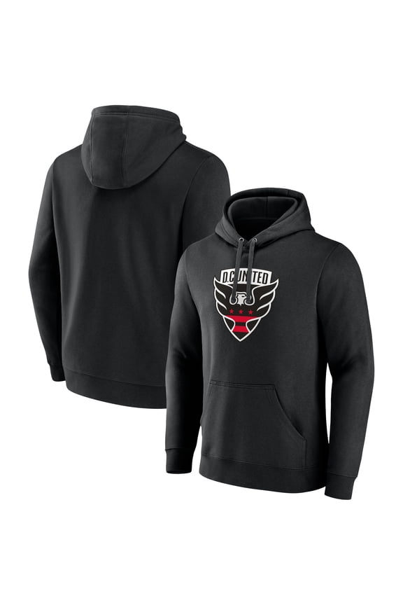 Men's Black D.C. United Official Logo Pullover Hoodie