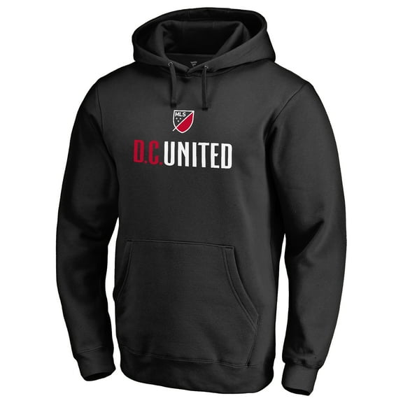 Men's Black D.C. United Shielded Pullover Hoodie
