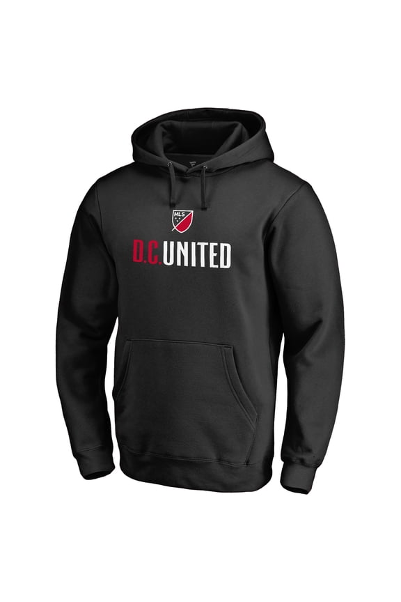Men's Black D.C. United Shielded Pullover Hoodie