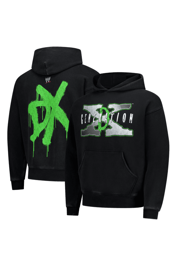 Men's Black D-Generation X Drip Hoodie