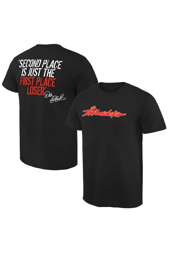 Men's Black Dale Earnhardt First Place T-Shirt