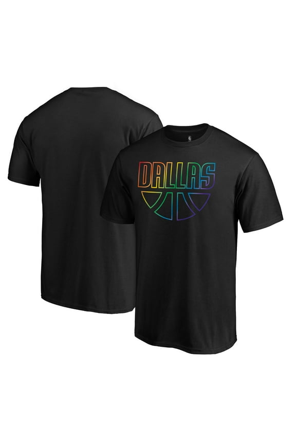 Men's Black Dallas Mavericks Team Pride Wordmark T-Shirt
