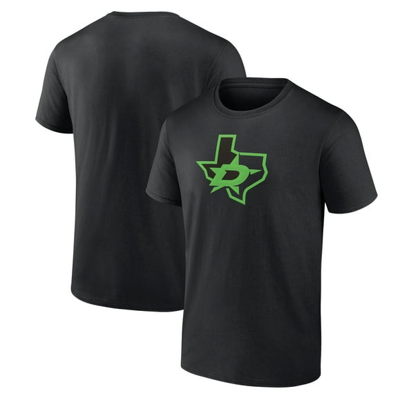Men's Black Dallas Stars Alternate Logo T-Shirt