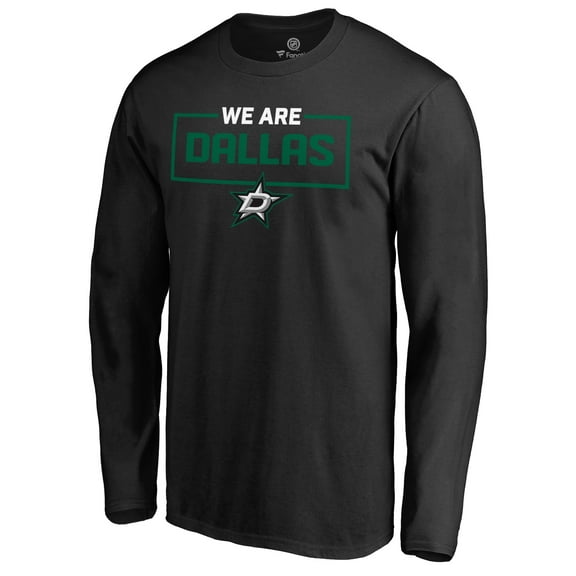 Men's Black Dallas Stars Iconic Collection We Are Long Sleeve T-Shirt
