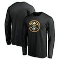 thumbnail image 1 of Men's Black Denver Nuggets Primary Team Logo Long Sleeve T-Shirt, 1 of 3