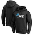 thumbnail image 1 of Men's Black Detroit Lions Lockup Pullover Hoodie, 1 of 3