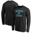 thumbnail image 1 of Men's Black Detroit Lions Victory Arch Long Sleeve T-Shirt, 1 of 3