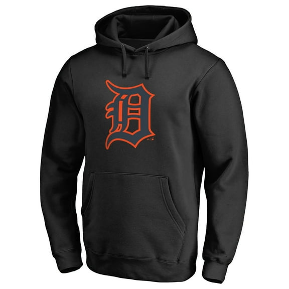 Men's Black Detroit Tigers Taylor Pullover Hoodie