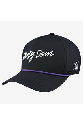 Men's Black Dominik Mysterio Dirty Dom Script Caddy Snapback Hat