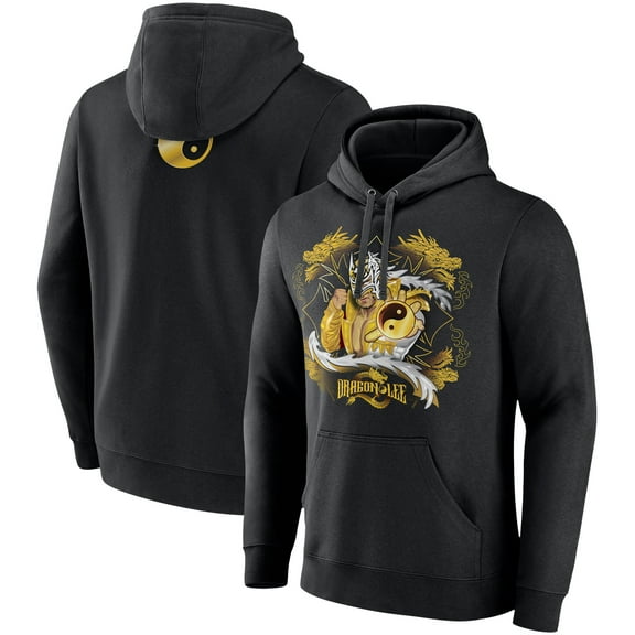 Men's Black Dragon Lee Superstar Pullover Hoodie